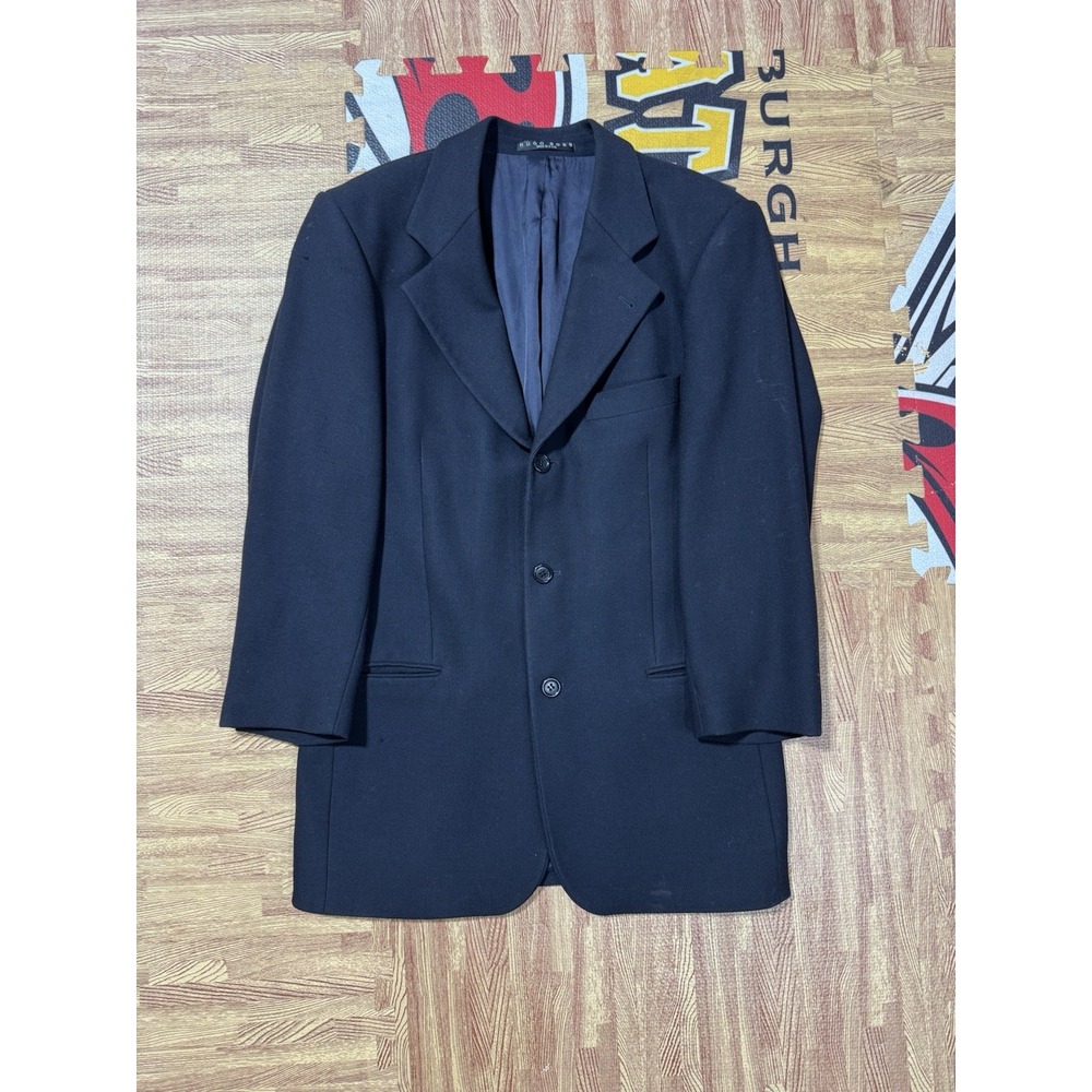 HUGO BOSS Womens`s Black Wool Blend‎ Blazer Jacket Made in USA Size 42R